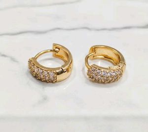 Sparkling Hoop Earrings