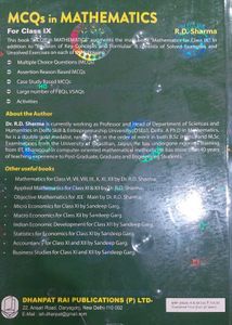 Maths R.D Sharma With Free MCQ&#39;s For Class IX CBSE