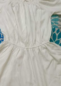 White Off-Shoulder Dress