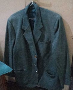 Vintage Dark Green Blazer