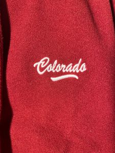 Burgundy Colorado Varsity Jacket