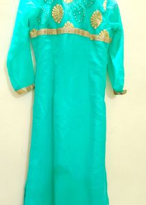 🧪 Pakistani Kurta Set Sea Green Color🧪