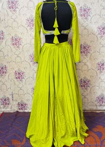 Lime Green Lehenga Set