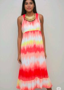 New Piece/ Unused Marble Print Small Size Dress