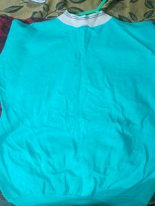 Women blue sweatshirt