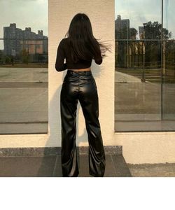 Bronx PU Pants Black