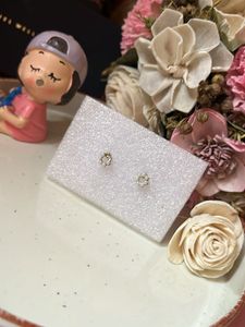 Pearl Circle Stud Earrings