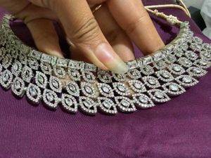 Elegant Silver Tone Necklace