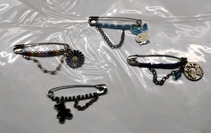 Safety Pin Charms