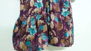 Floral Print Tiered Dress