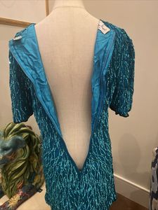 Aqua Full Sequin Dress🧜🏻‍♀️🌊💦
