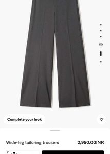 Wide - leg Trouser 🤍