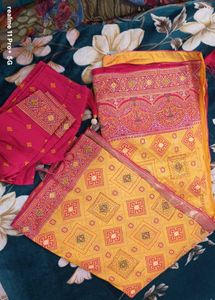 Heavy Pashmina Silk Saree