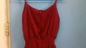 Red Cutout Maxi Dress