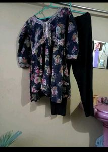 Alia Cut Kurta With Straight Pant