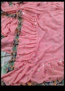 Desiner Bollywood Saree With Designer Blouse