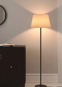Antique Nautical 4.5 Ft Floor Lamp With Beige