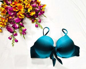 🇳🇿💫🔥 Teal Bow-Front Bikini Top