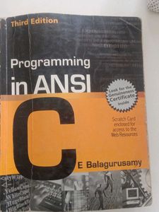 Programming In ANSI C