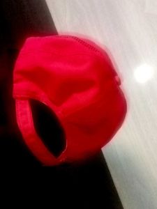 Red Sports Cap