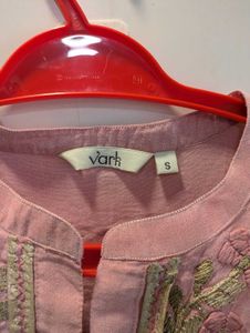 Pink Embroidered Suit Set
