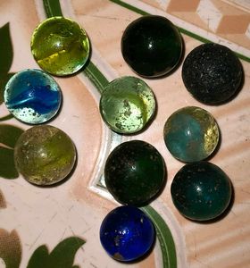 Vintage Glass Marbles Collection