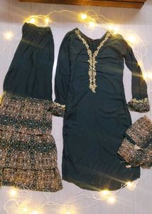 Kurta With Sharara.!