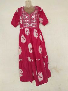 Anouk Pink Kurta Set