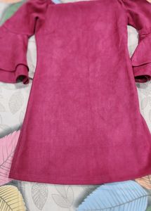 Beautiful Velvet One Piece Dress