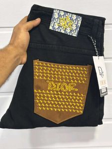 Dior Black &amp; LV Denim Pants