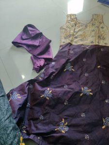 Elegant Embroidered Ethnic Gown