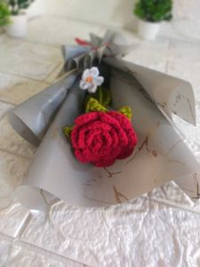 Crochet Rose Bouquet