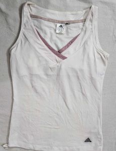 Adidas White Tank Top