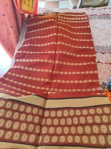 Brown Saree