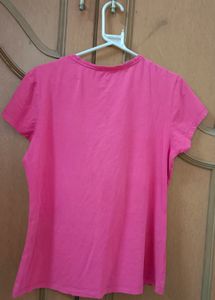 Jockey Pink T Shirt Perfect For Gym And Yoga