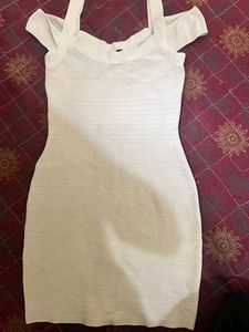 Off-Shoulder Bodycon Mini Dress