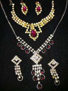 BEAUTIFUL JEWELLERY &amp; BANGLE SET - 99/-