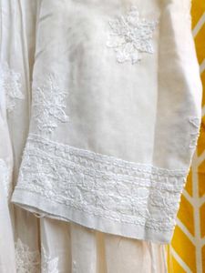 White Embroidered Kurta