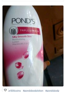 anti-aging cream and ponds lotion.