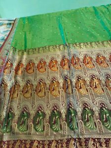 Mulberry Silk Thread Woven Banarsi Saree