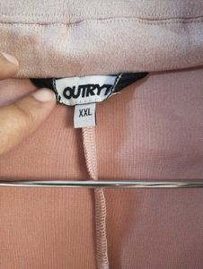 Pink Suede Trench Coat