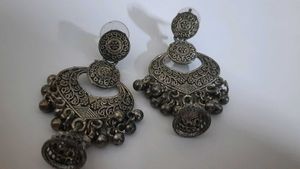 Silver Boho Dangle Earrings