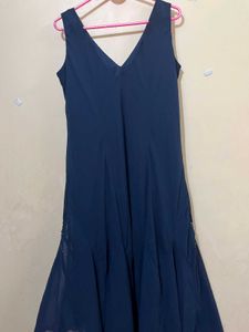 Elegant Navy Blue Dress