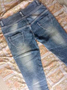 Denim Jeans 👖✨With Green/Black Top 💚🖤✨