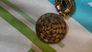Beaded Neckless With Pendent