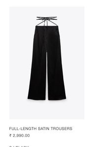ZARA Satin Trousers