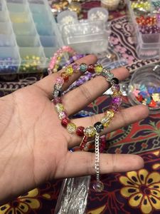 Colorful Crystal Beaded Bracelet