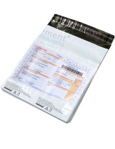Courier Bag/Envelopes/Pouches/Cover with POD (55 Microns) Tamper proof/Security bag (15pcs, Size 6x6 inches)