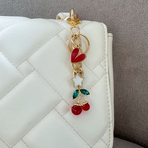 cherry bag charm