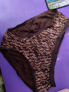 Patterned Brown Briefs